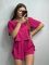 Жіночий домашній костюм 168-24 малиновий