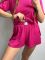 Жіночий домашній костюм 168-24 малиновий