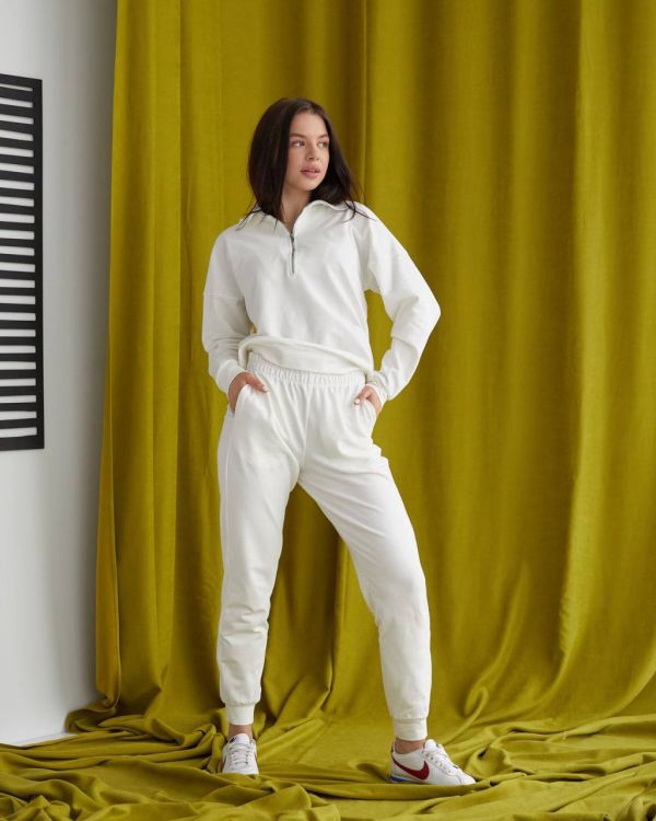 Спортивний костюм двунитка 081/22 молочний