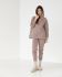 Спортивний костюм на флісі з подовженим худі 101-22 беж