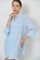 Софтова подовжена сорочка 059-21 блакитна