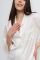 Подовжена шовкова сорочка  050-21 айворі