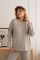 Жіноча піжама ангорова 01-11 сіра
