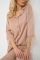 Піжама з пір'ям жіноча зі штапеля 119-231 капучіно