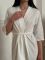 Трикотажний жіночий халат для дому 232-24 молочний